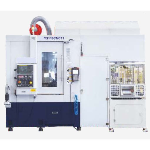 Y3120CNC11 5 Module CNC Gear Hobbing Machine with Integrated Chamfering Unit
