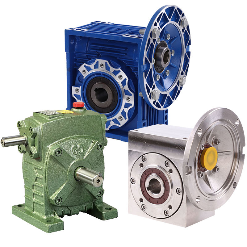 Industrial Aluminium Stainless Steel Cast Iron NEMA NMRV Worm Wheel Drive Gear Servo Motor Speed Reducer Reduction Gearbox