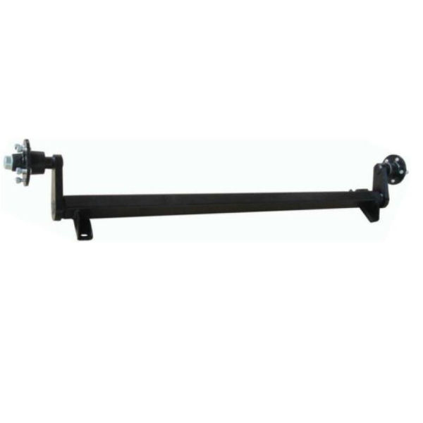High Quality Ready to Ship Stainless Steel Trailer  Rubber Torsion Half Axle with Wheel Hub