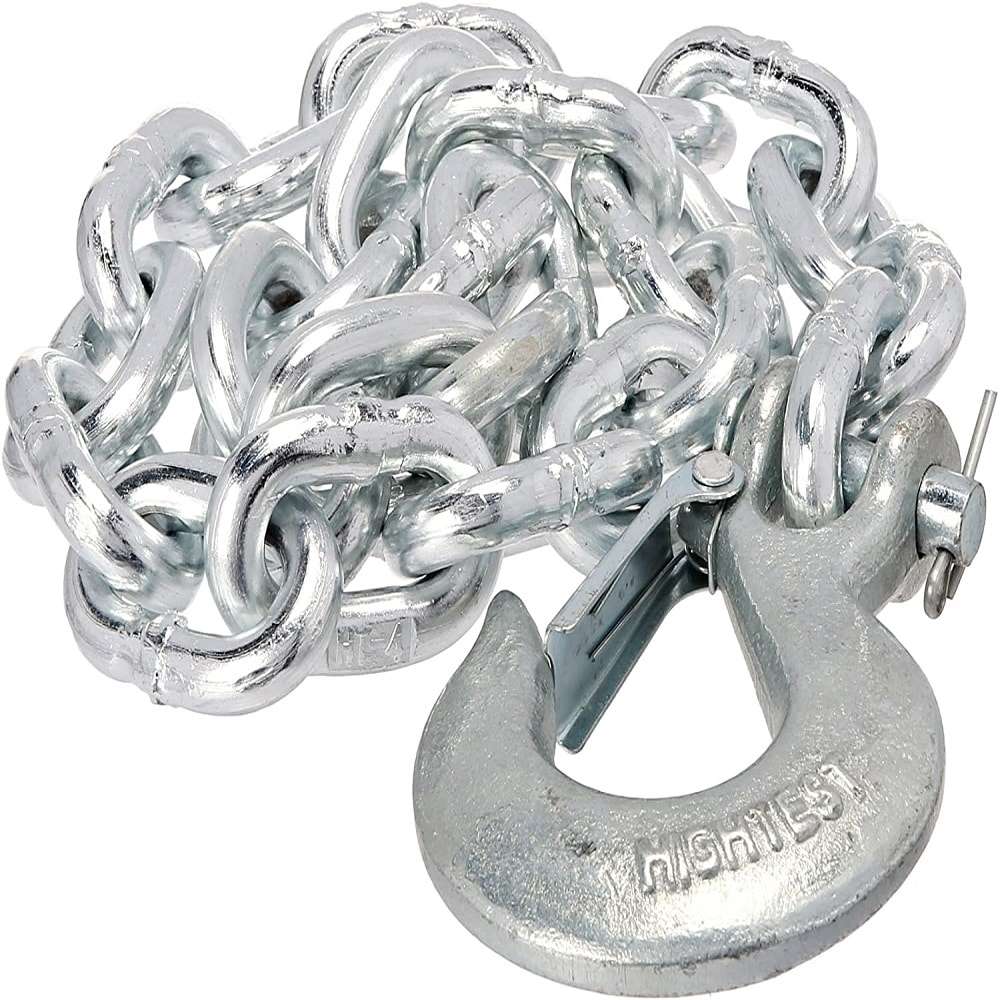 1BJY-SC-14 New Trailer Parts Accessories G-70 Transport Chain with 12600lbs Capacity Safety Chain Featuring Clevis Snap Hook