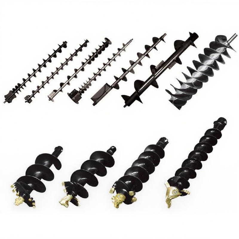 Screw Propulsion Auger Shaft Drilling Flighted Helical Spiral Shaft for Feed Mixing Conveyor Agricultural Construction