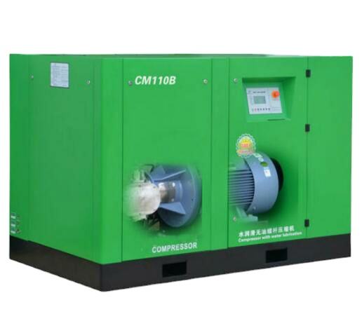 China Manufactured Energy Saving Water-Lubricated CMN Single Mono Screw Air Compressor Low Noise Long Life 380V AC Motor