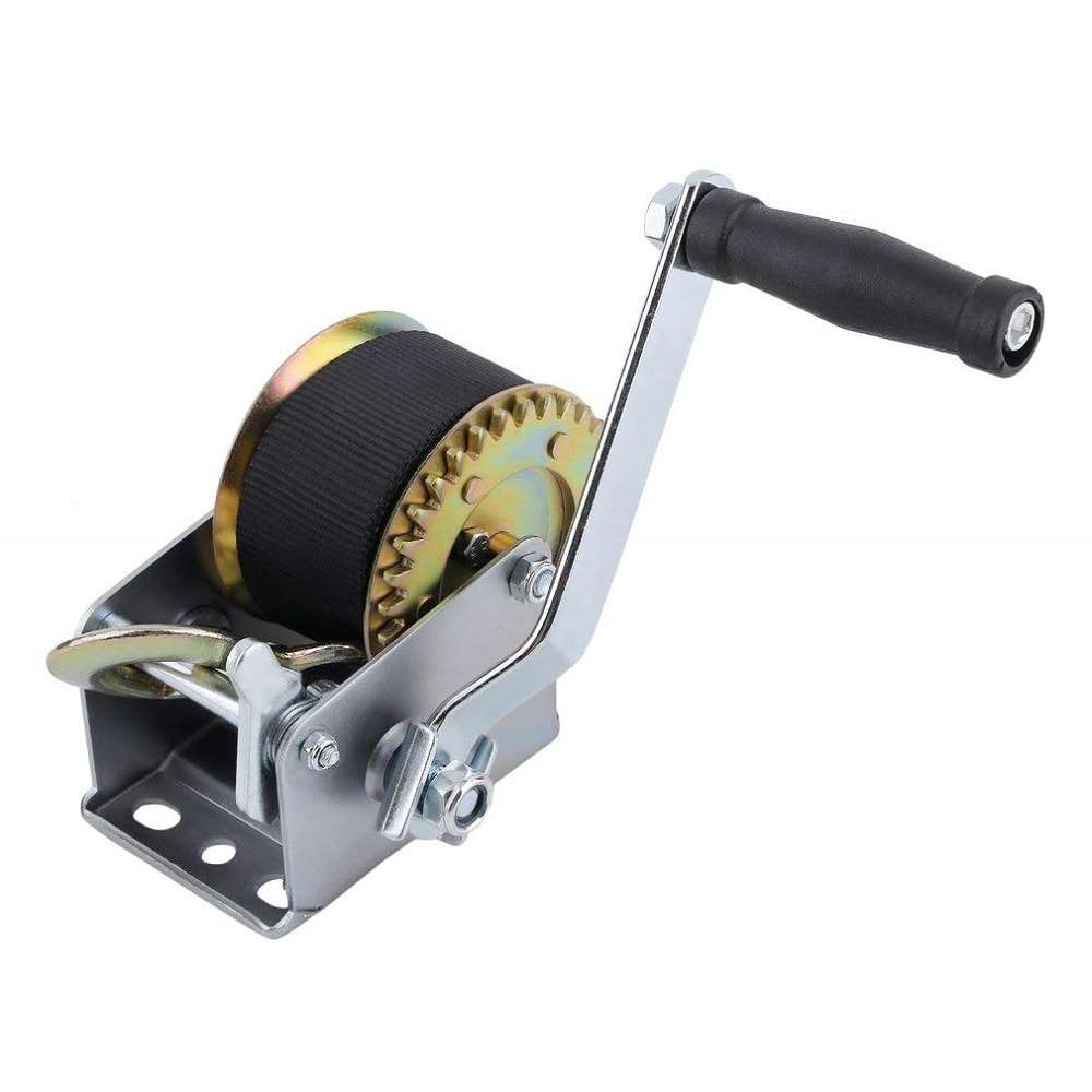 1BJY-HW-01B New Condition Trailer Hand Winch With 6M Belt 600lbs Capacity Trailer Parts and Accessories