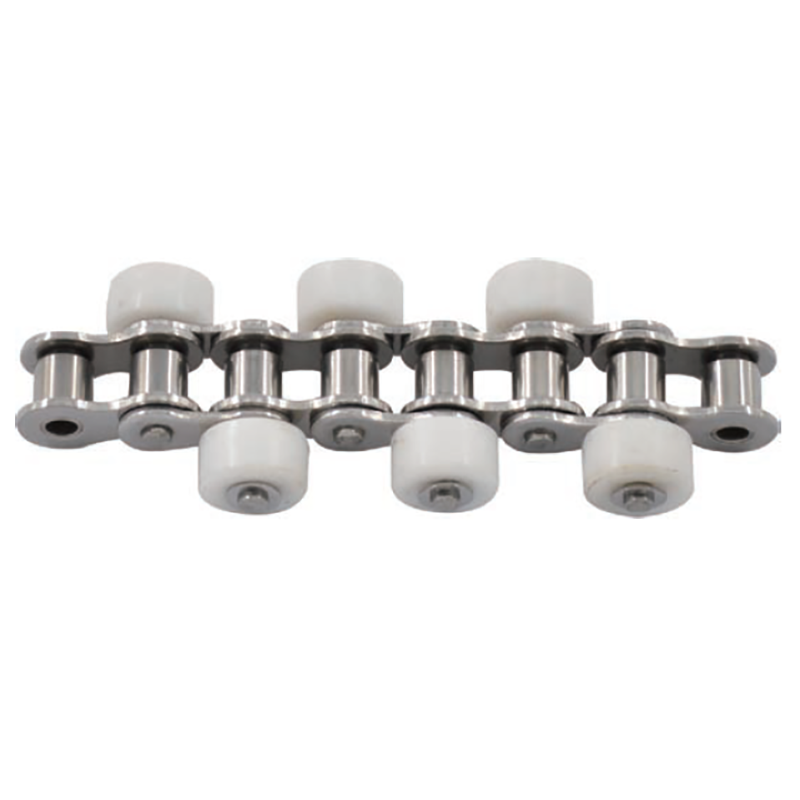 SSSR80 Short Pitch Stainless Steel Roller Conveyor Chain with Large Side Mounted Roller & Sprockets for Restaurant Industries