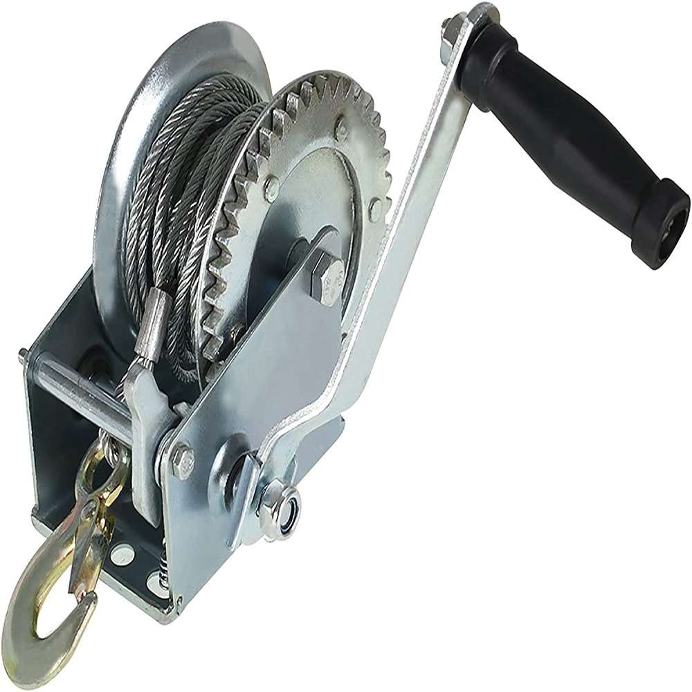 1BJY-HW-07S New Condition Trailer Hand Winch 1800lbs Capacity with 10m Steel Wire Trailer Parts and Accessories