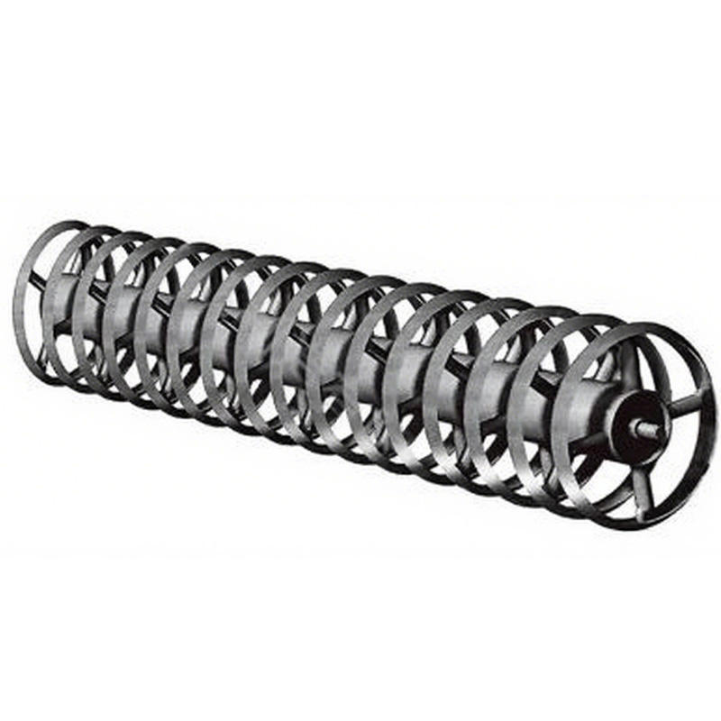 Cultivator Parts V Ring Roller for twin row planting with roller holder frame scraper