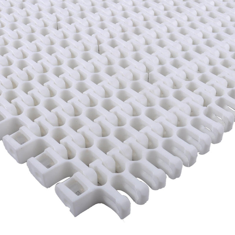 Plastic Modular Belt Turning Radius Flush Grid S2400 Pitch 25.4 PP, POM Acetal Conveyor Belt for Food Conveyor System