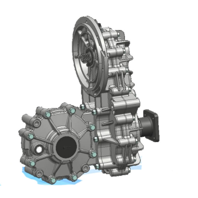 25.8 kg 5DUTV Gearbox Differential Rear Axle for 7.5KW Four-wheel Drive Electric Vehicle Rear Axle