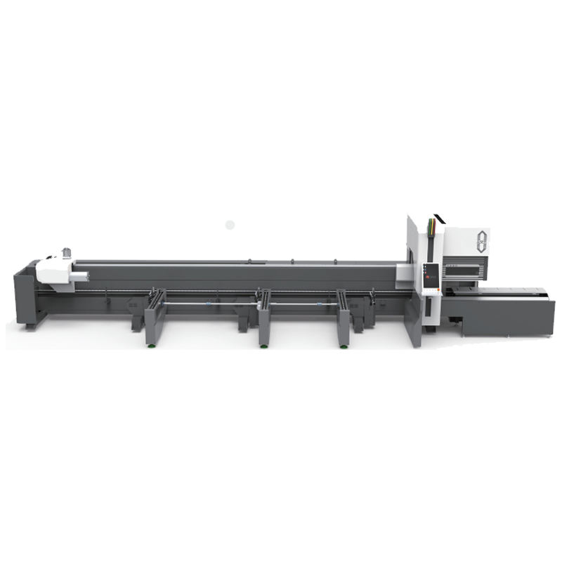 EP Three Chucks Automated Laser Tube Cutter 3kw Fiber Laser Tube Cutting Machine for Carbon Steel and Stainless Steel