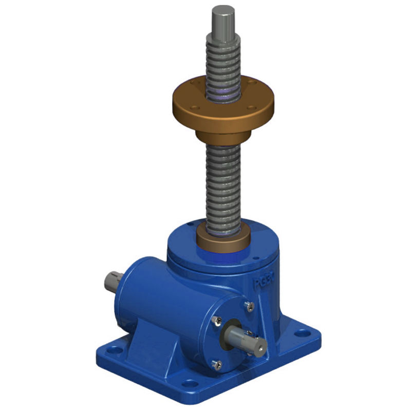 PG30-P4-F4-T-C-Y-500 Bronze Nut Low Gear Ratio Travelling Ball Nut Screw Jack for Automotive and Industry