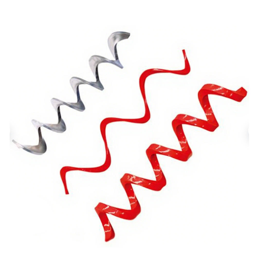 Carbon Steel Stainless Steel Auger Screw Conveyor Flight Knife Continuous Winding Spiral Blades