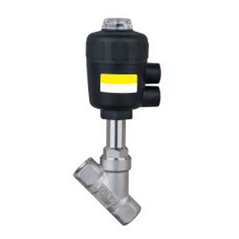 Special Design Widely Used JZF Series JZF-25 Plastic Thread Connection Piston-operated Angle-seat Valve