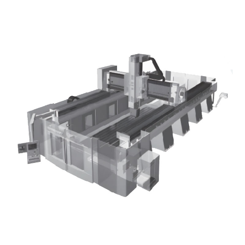 B Series Bridge Type Gantry Machining Center CNC Lathe for Processing Aluminum Alloy Structural Components