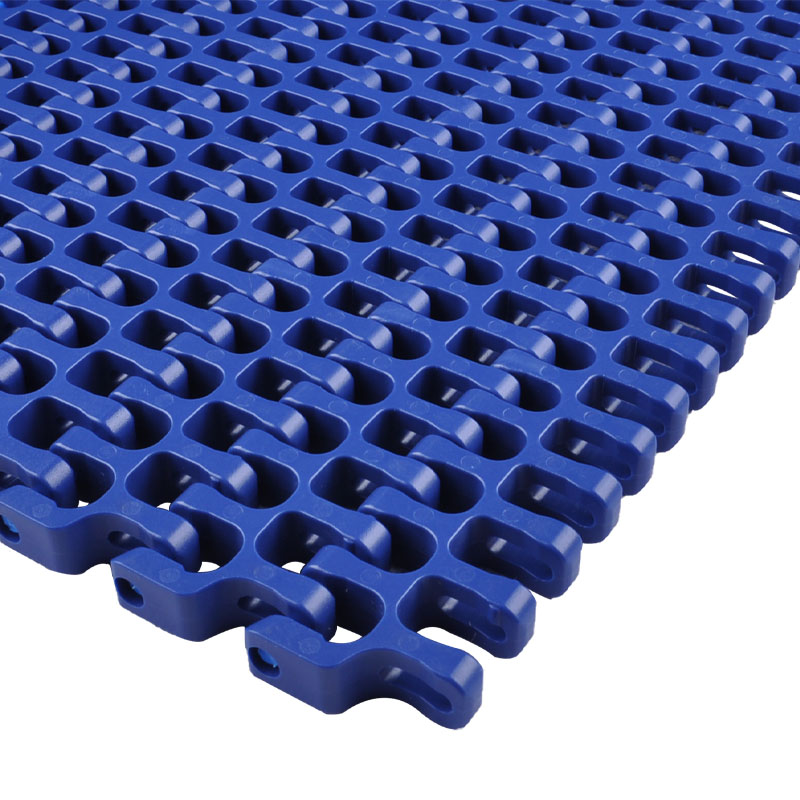 Plastic Modular Belt Turning Radius Flex ASB Flush Grid 7910 Pitch 25.4  PP, POM Acetal Conveyor Belt for Food Conveyor System