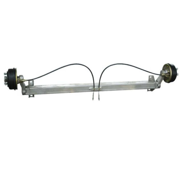 Square Shaft Rubber Torsion Axle with Electric Mechanical or Hydraulic Drum Brake
