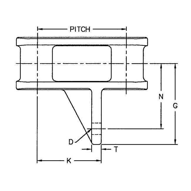 C55-G19 C188-G19 C Type Combination Chain With G19 Attachment