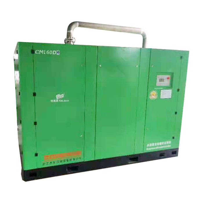 Long-Lasting Stationary Air Compressor 380V Oil-Free Low Noise Single Mono Screw-Energy Saving Core Components Pump AC Power