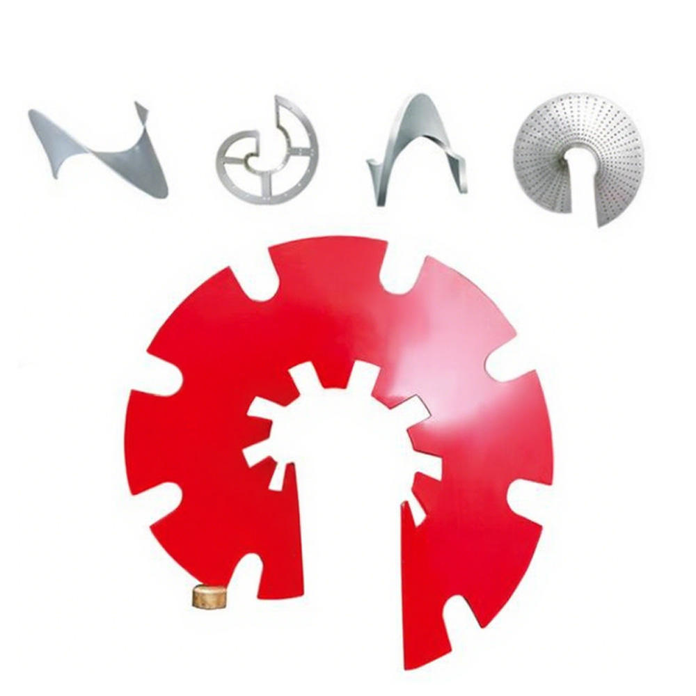 Auger Flight Screw Section Equal Thickness Blades Split Blade of Equal Thickness for Mining, Agriculture Waste Treatment Systems