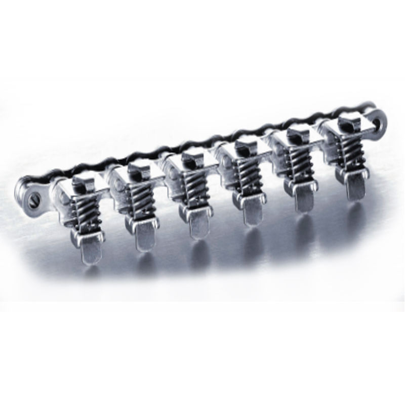 1 Stainless Steel Tip Clamp (Type E) 08B1GC-E Gripper Roller Chain for Form Fill Vacuum Seal Wrapping Transmission Chains