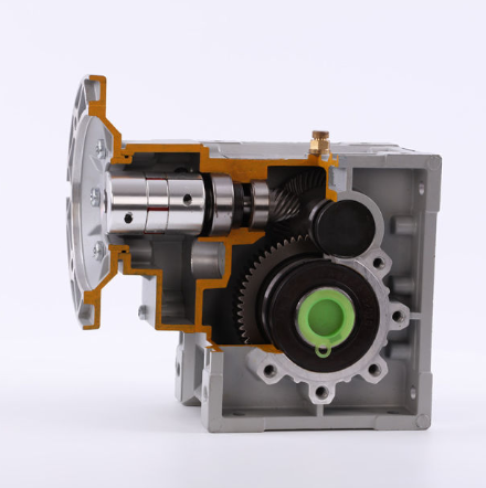 BKM Customizable ODM Worm Reduction Helical Hypoid Gearbox Geared Motor with Flange Output High Transmission Drive Speed Reducer