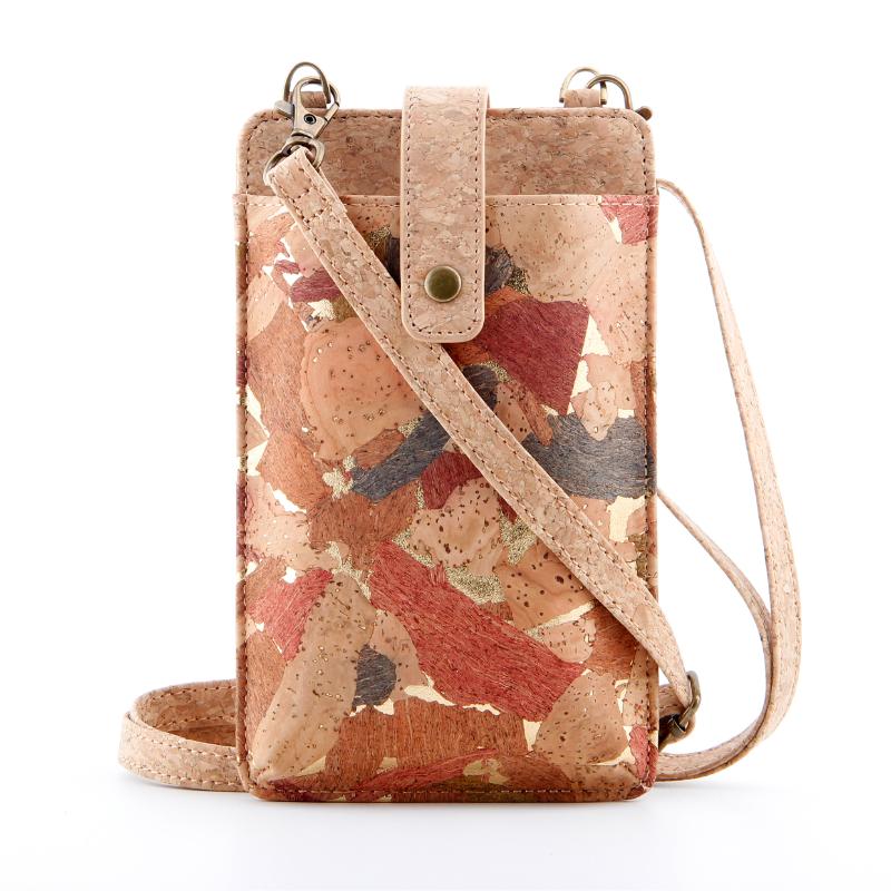Compact Portable Cork Phone Case Bag